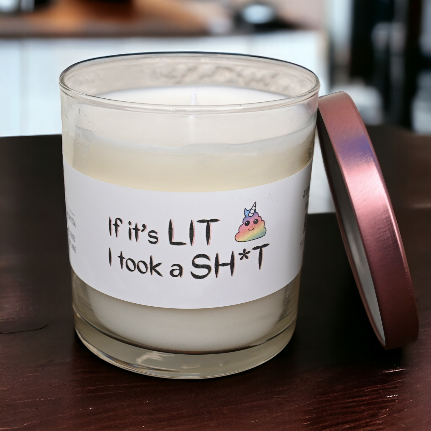 If It's LIT I Took A SH*T Candle - Bathroom Candle - Poop Candle-Lit Apothecary