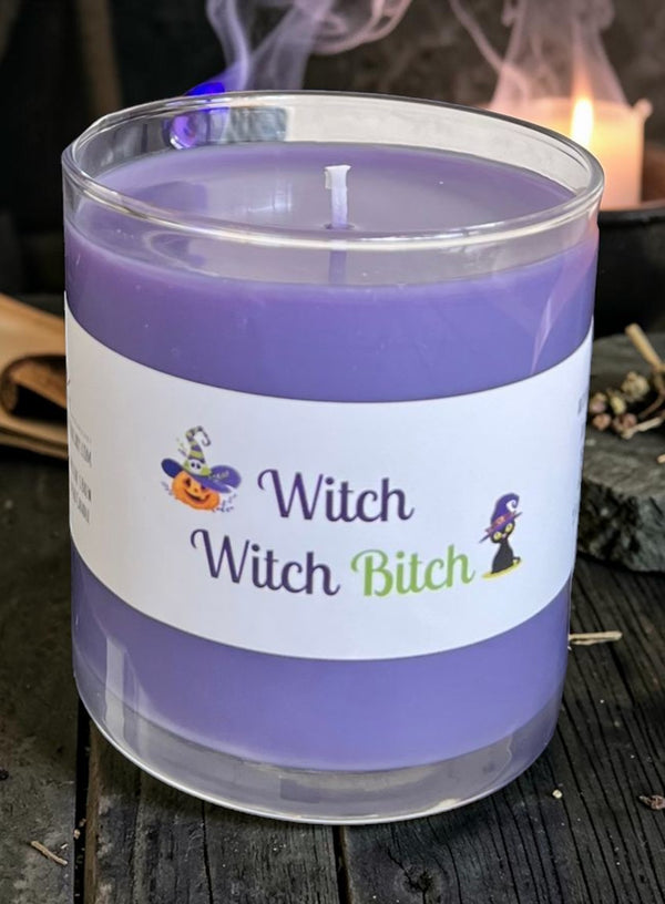 Witch Witch Bitch Halloween Candle | Berry Witch's Brew