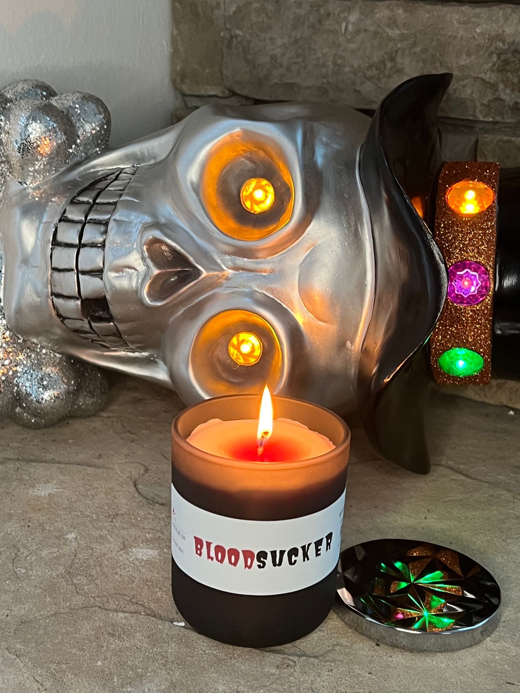 Bloodsucker Halloween Candle, Color Changing Candle - Blood Halloween Candle