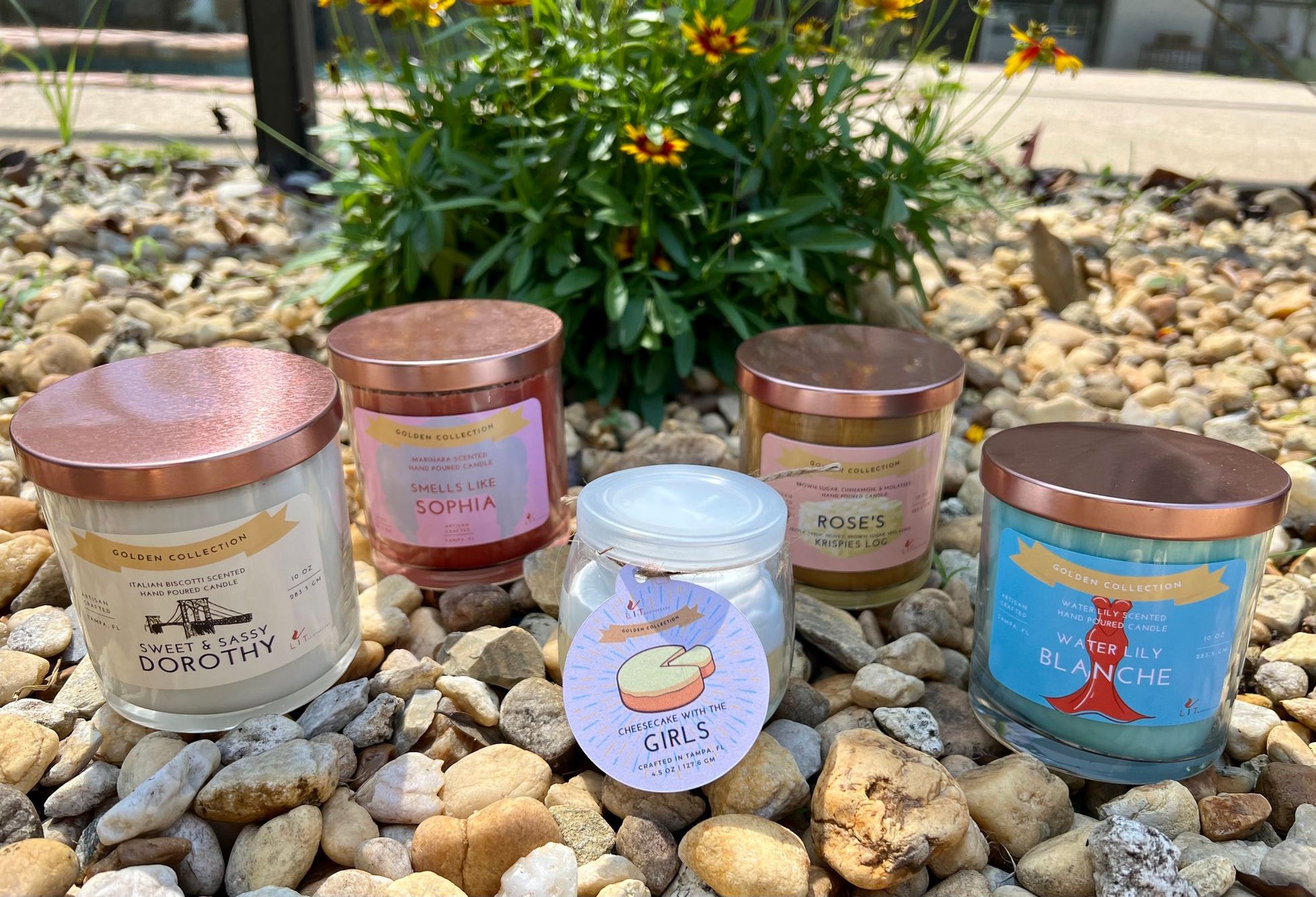 Golden Collection Candle Bundle