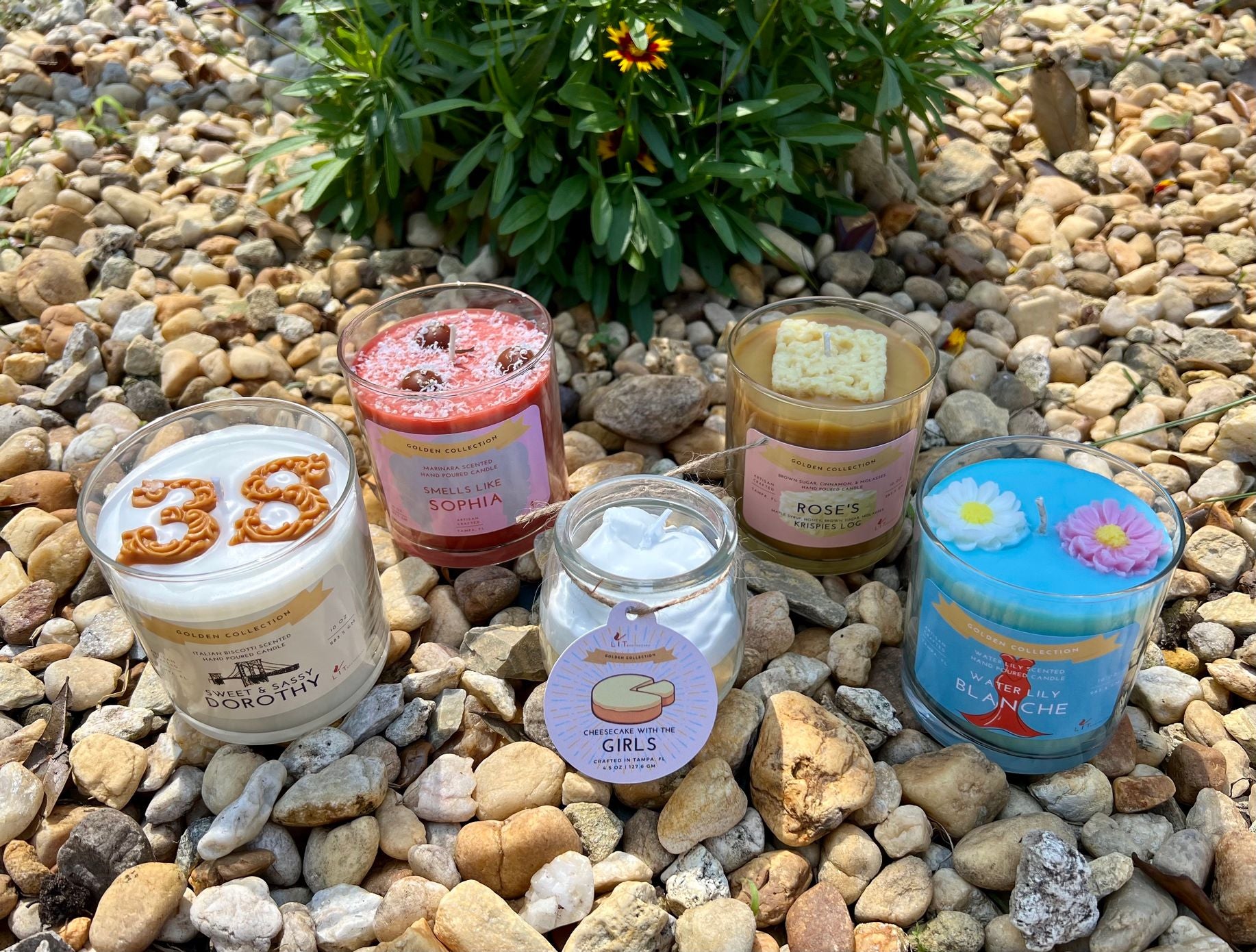 Golden Collection Candle Bundle