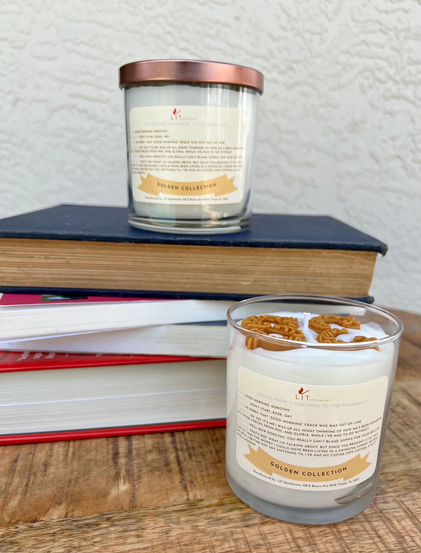 Dorothy Golden Girls Candle - Golden Collection - Italian Biscotti Scented Candle