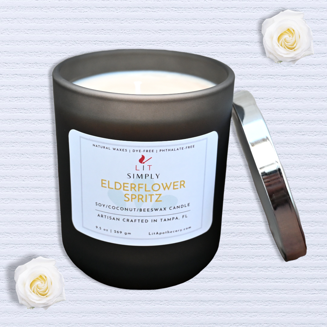 Elderflower Spritz Candle - LIT Simply Luxury Candle