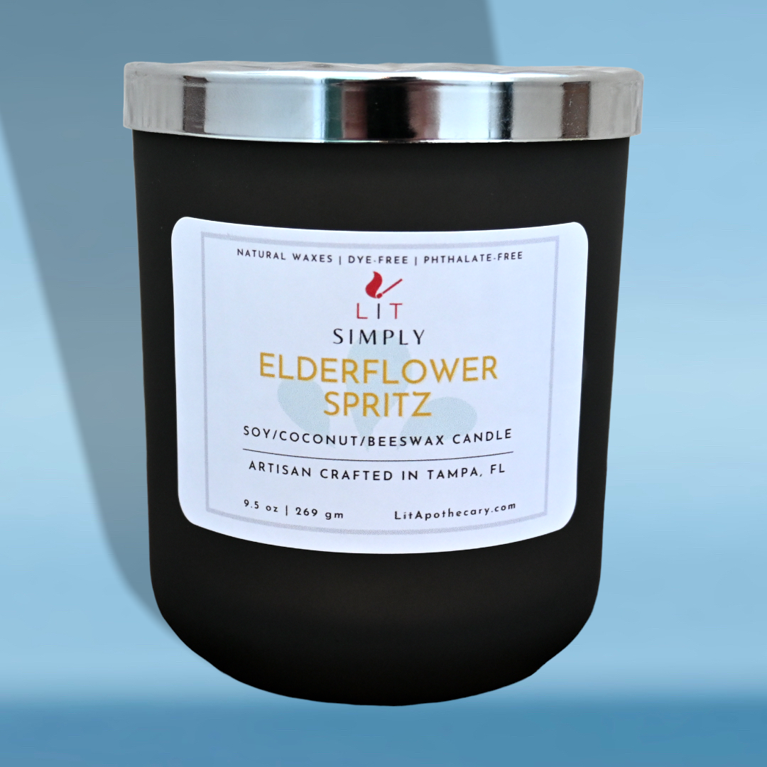 Elderflower Spritz Candle - LIT Simply Luxury Candle
