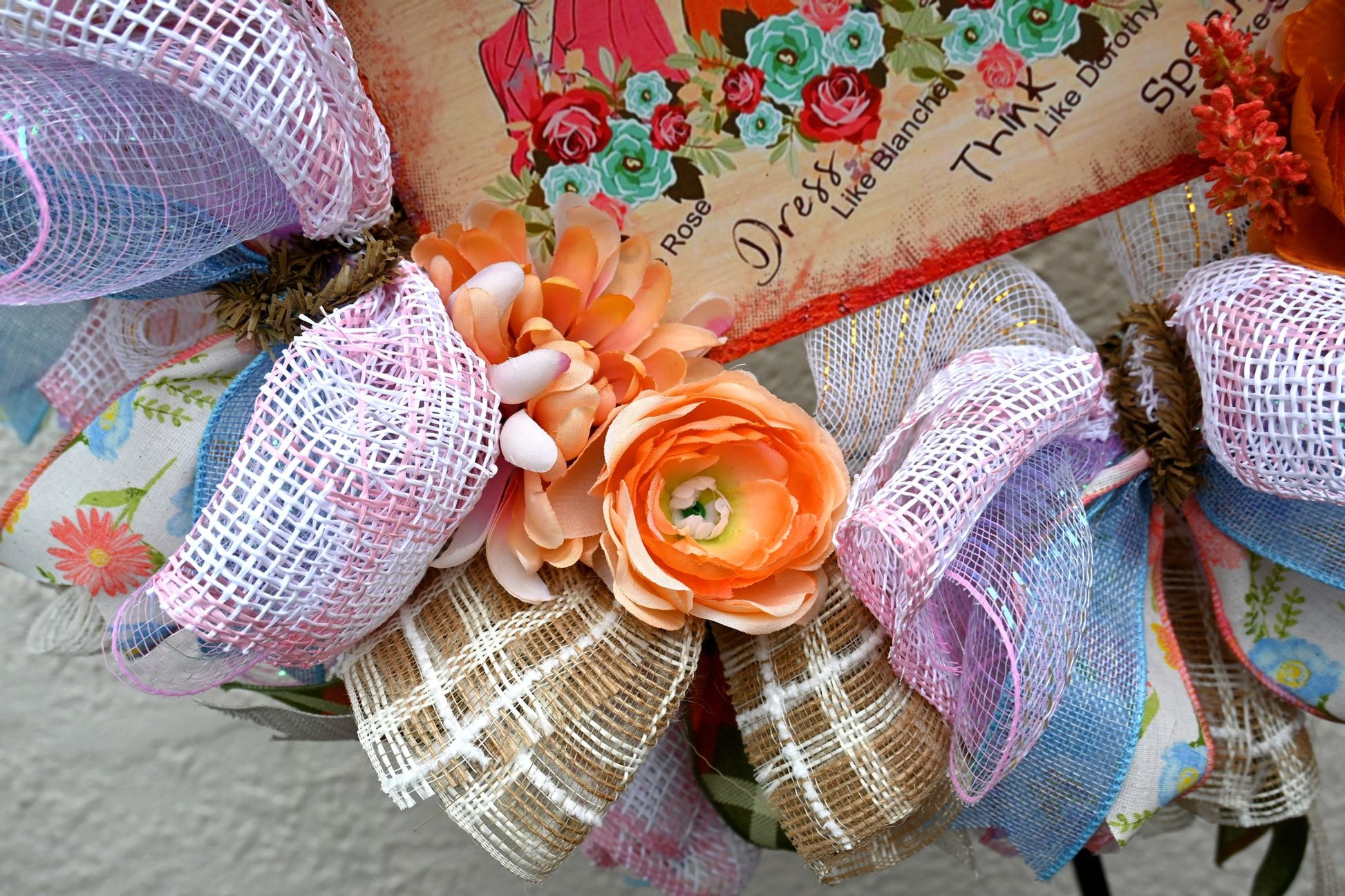 24" Golden Girls Wreath - Stay Golden Wreath