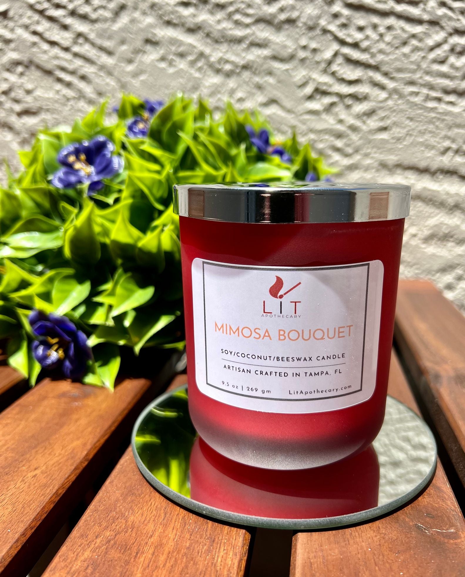 Mimosa Bouquet Candle - LIT Simply Luxury Candle