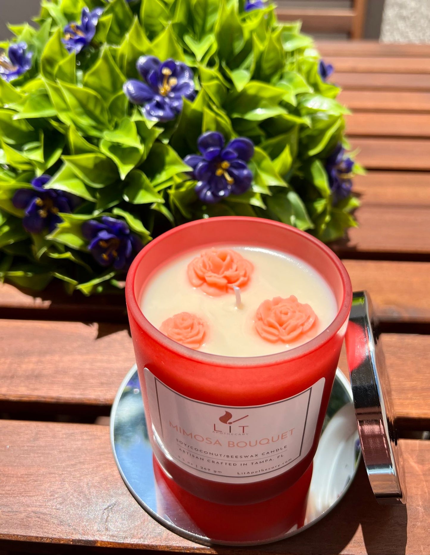 Mimosa Bouquet Candle - LIT Simply Luxury Candle