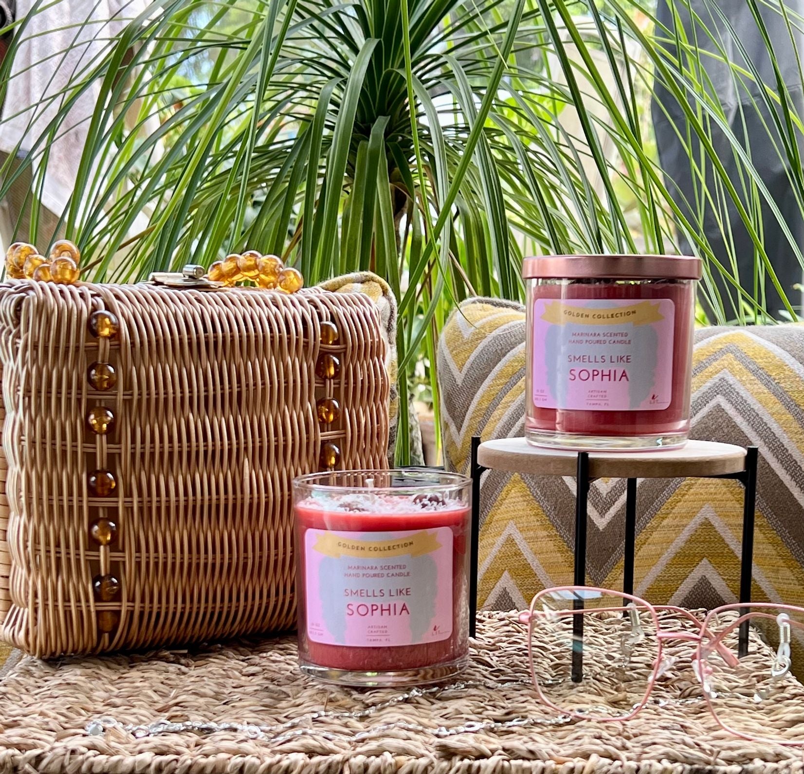 Sophia Golden Girls Candle - Golden Collection - Marinara Scented Candle