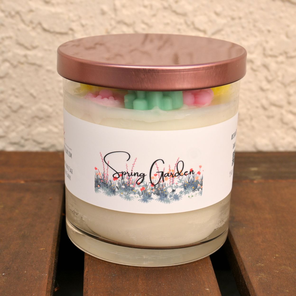 Spring Garden Candle - Rosemary & White Sage Candle