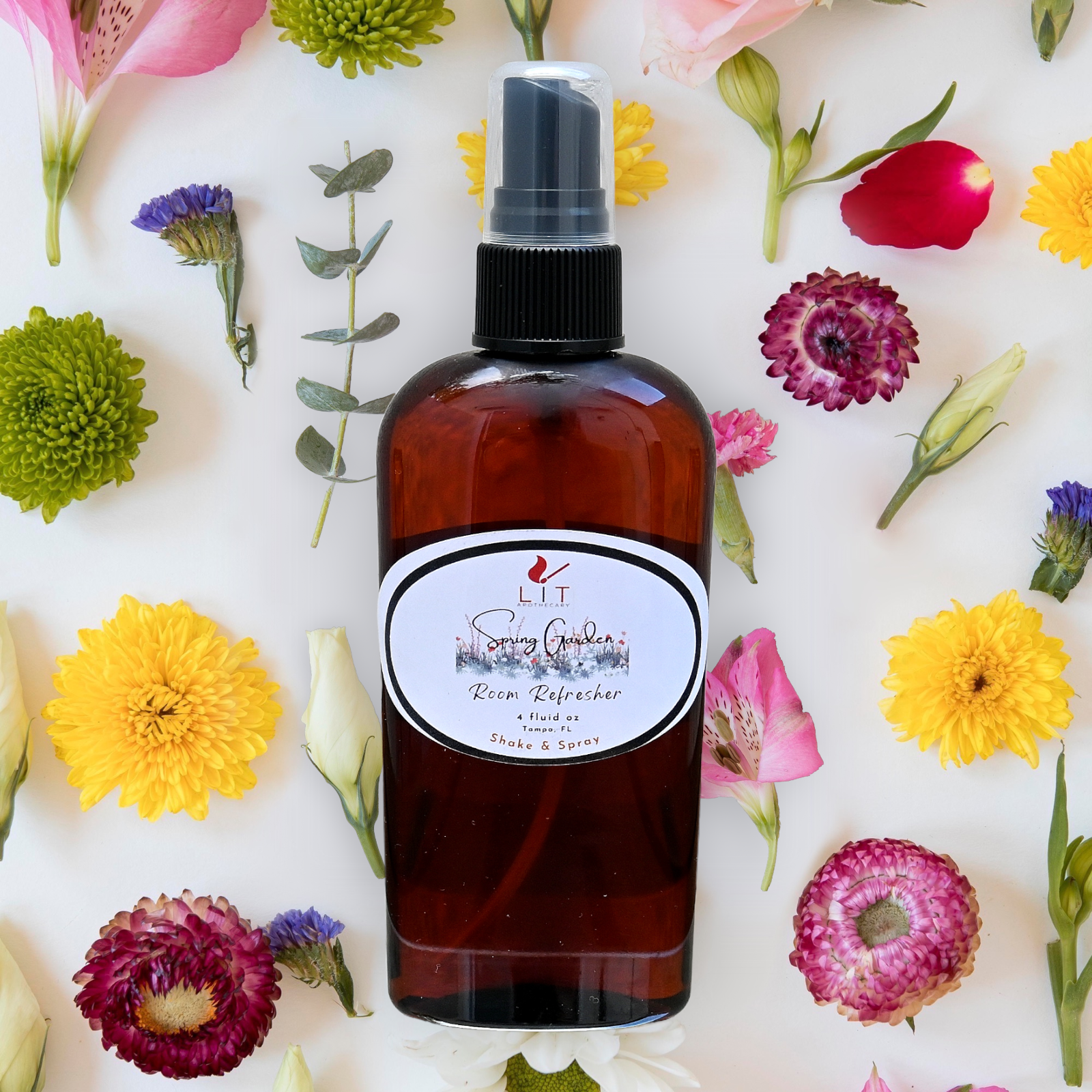 Spring Garden Room Spray - Rosemary & White Sage Room Refresher Spray