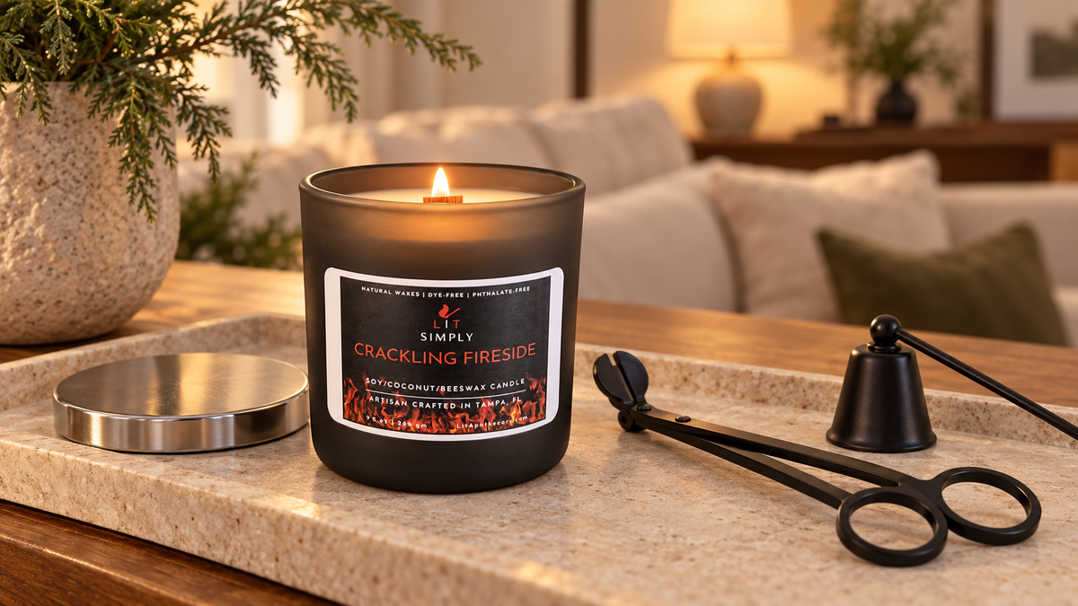 How to Care for Your Candles: First Burn, Wick Trimming & Safe Use