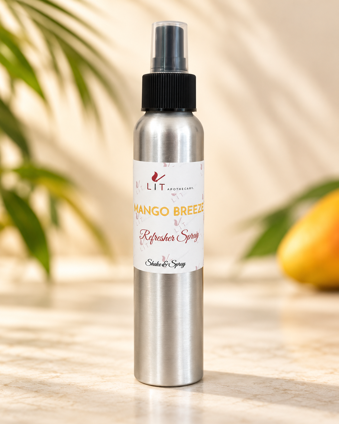 Mango Breeze room spray aluminum bottle by LIT Apothecary