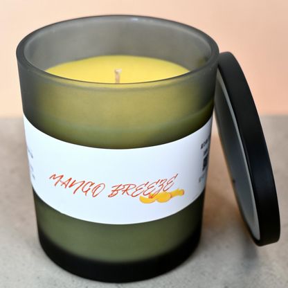 Mango Breeze Candle – LIT Simply Luxury Candle - Mango Scented Candle