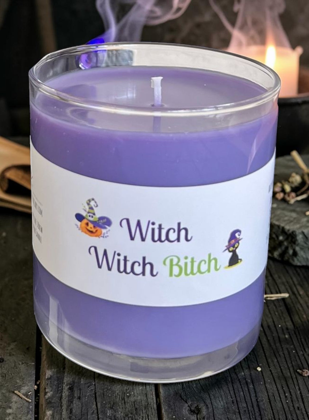Witch Witch Bitch Halloween Candle | Berry Witch's Brew