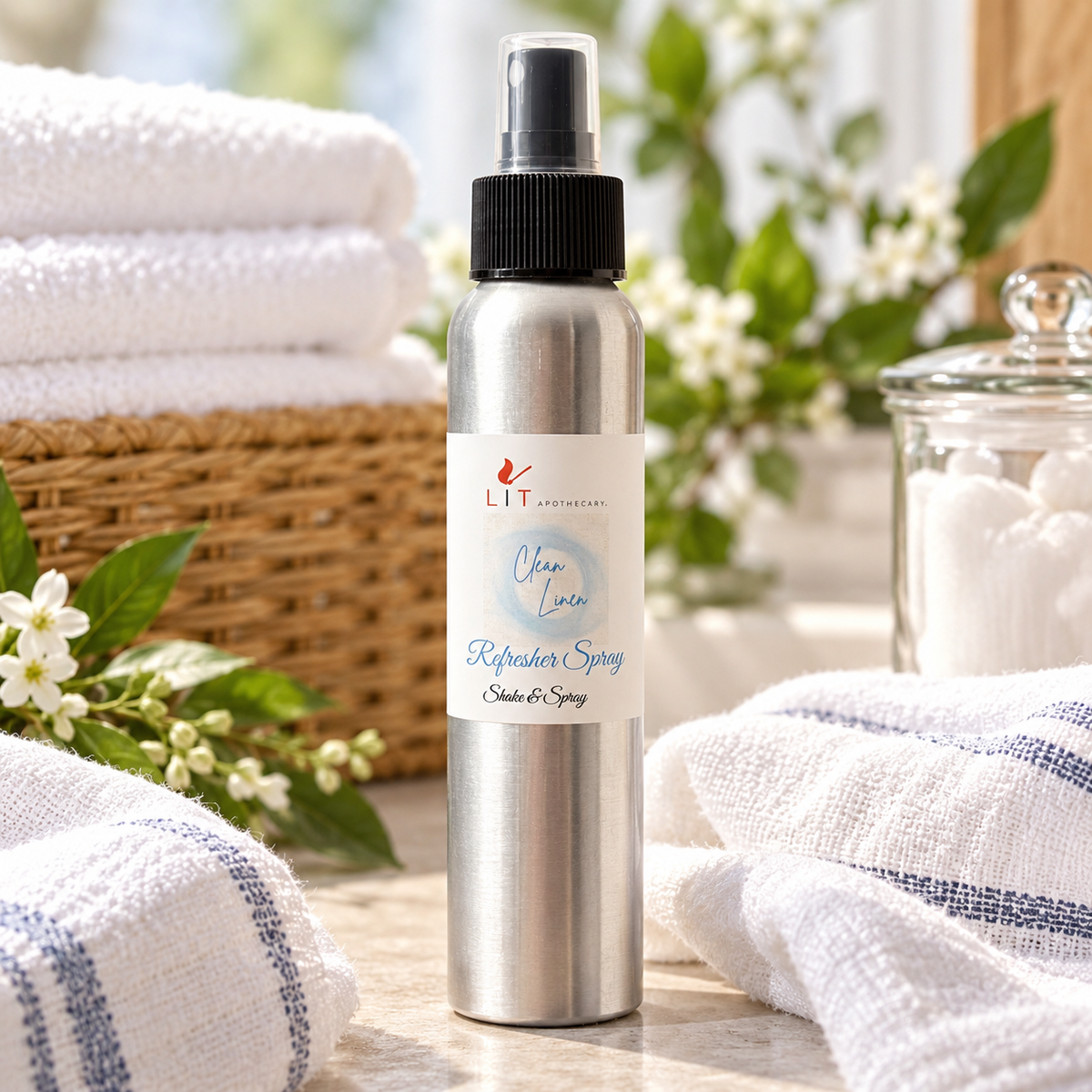 Clean Linen Room Spray by Lit Apothecary