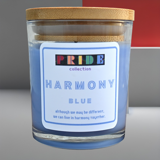 Blue Pride Candle – Harmony Pride Candle – Rainbow Pride Candle