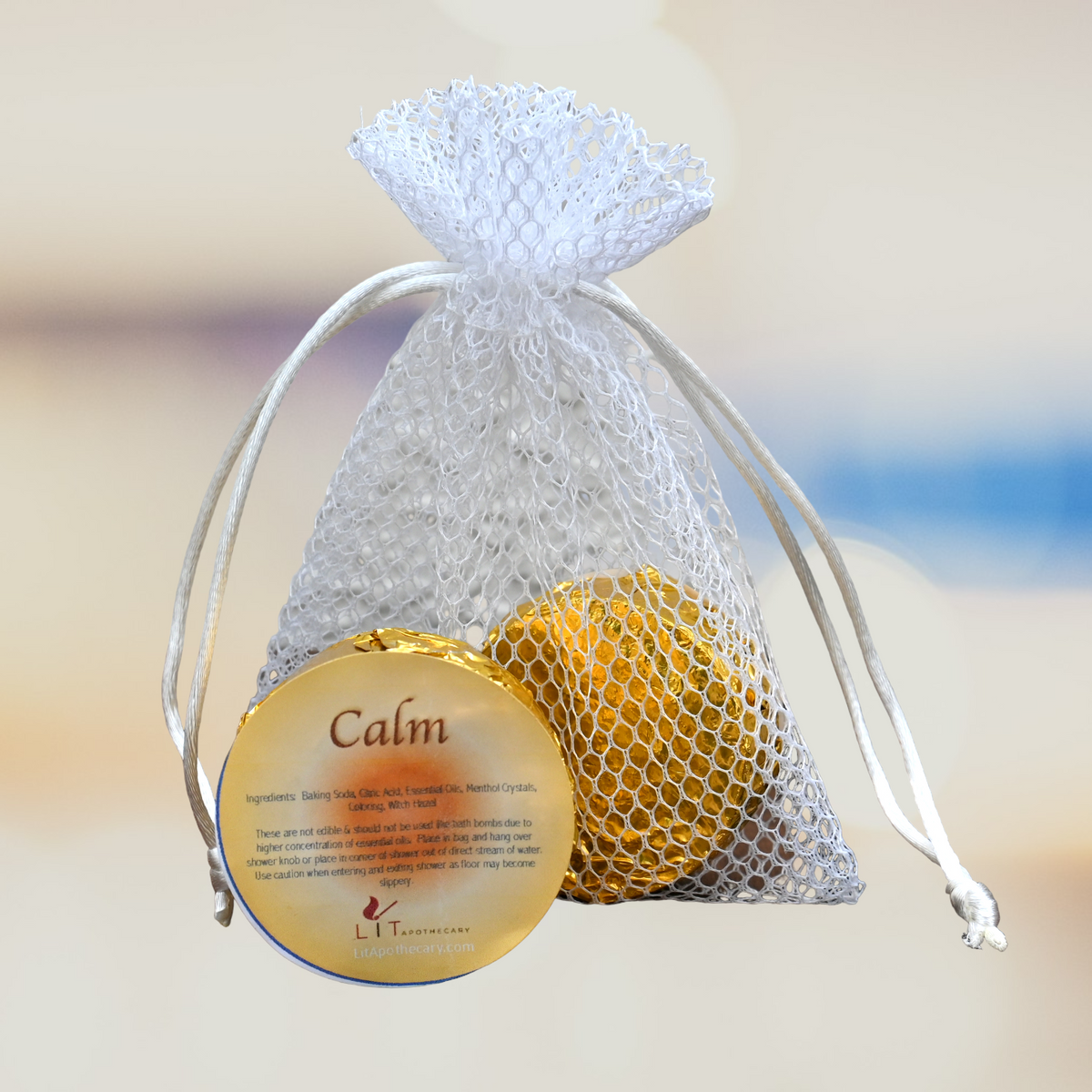 Calm Aromatherapy Shower Steamer - Grapefruit Rosemary Patchouli Shower Steamer