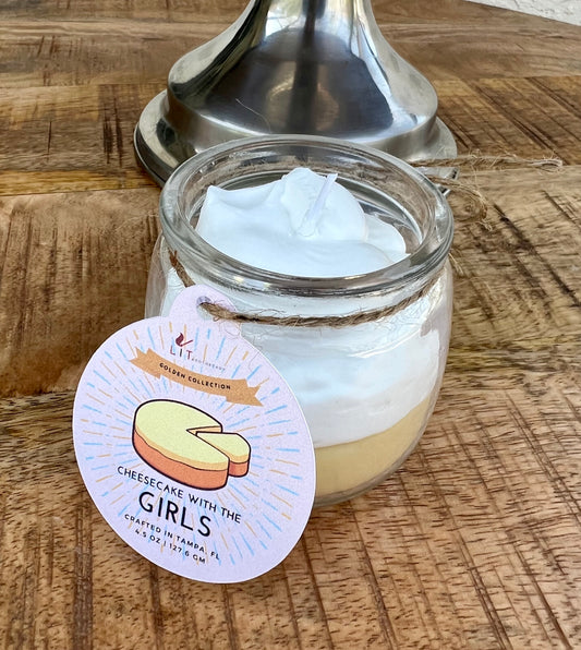 Cheesecake With the Girls Candle - Golden Collection - Golden Girls Cheesecake Candle