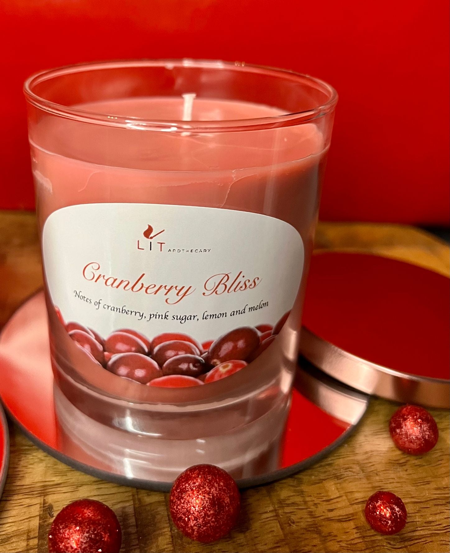 Cranberry Bliss Candle - Cranberry Scented Candle