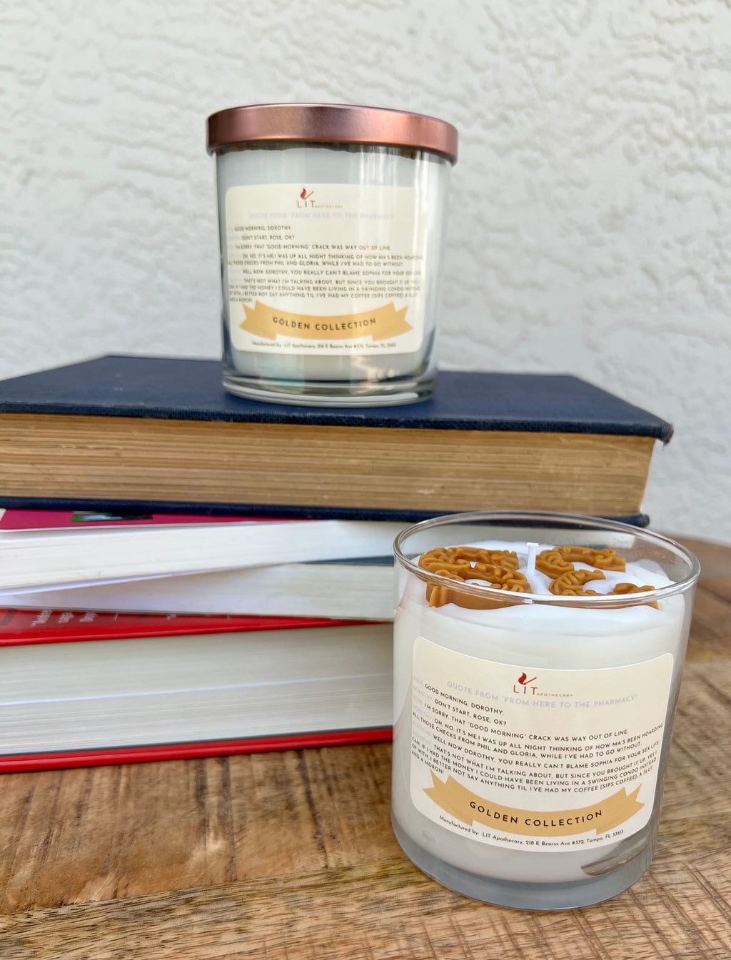 Dorothy Golden Girls Candle - Golden Collection - Italian Biscotti Scented Candle