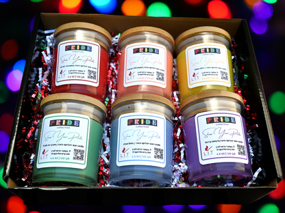 Rainbow Pride Candle Set - Pride Pack Candle Set - Pride Flag Candle Set