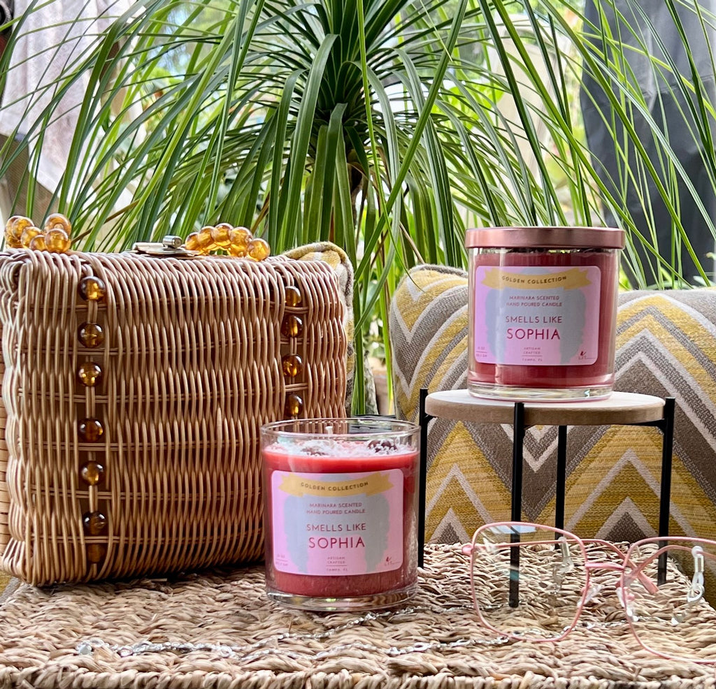 Sophia Golden Girls Candle - Golden Collection - Marinara Scented Candle