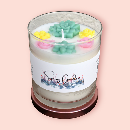 Spring Garden Candle - Rosemary & White Sage Candle