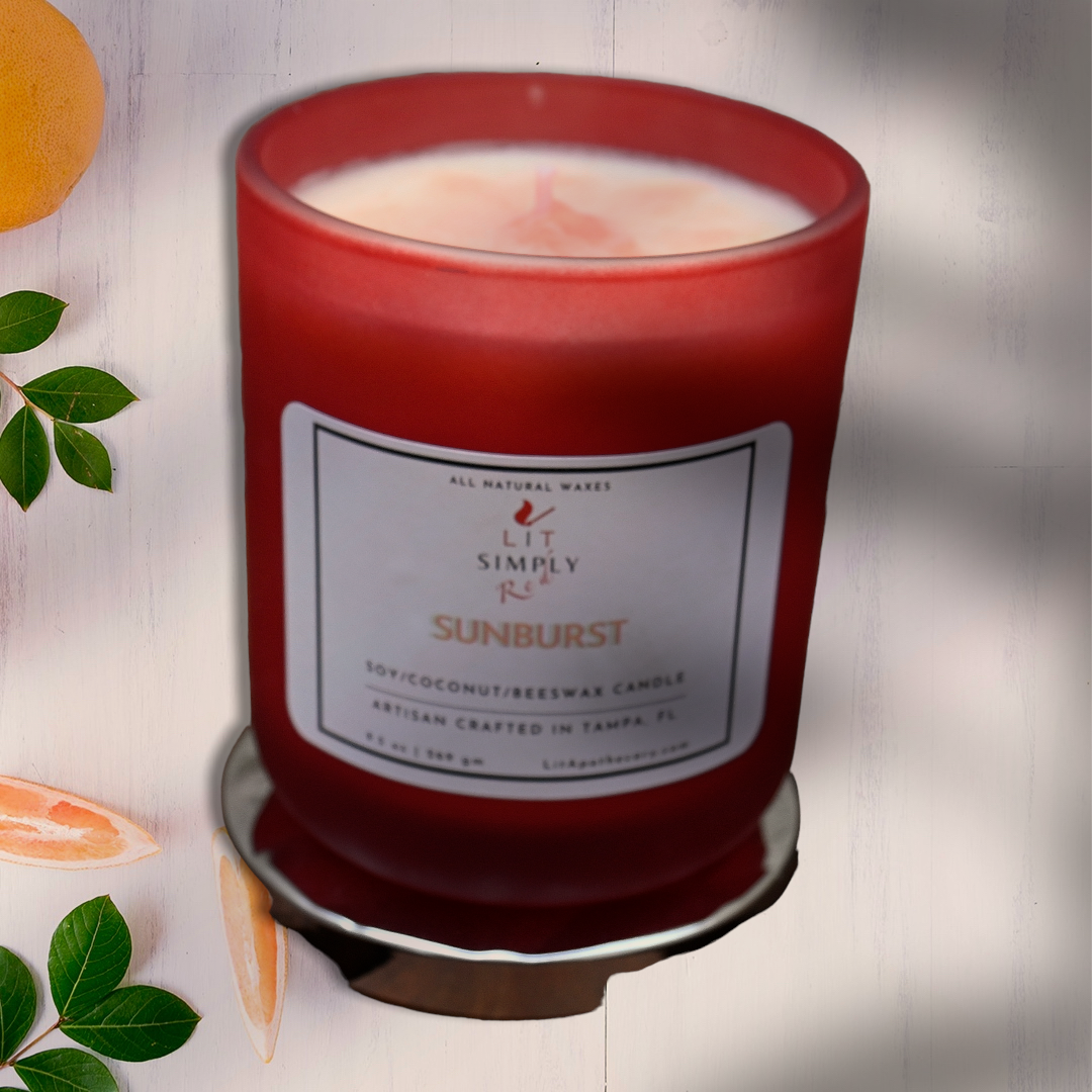 Sunburst Citrus Candle – LIT Simply Luxury Candle
